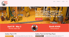 Desktop Screenshot of customsafetyproducts.com